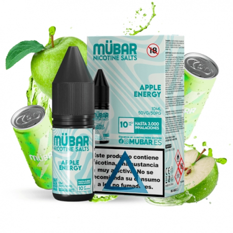 MUBAR SALTS 10MG APPLE ENERGY 10ML