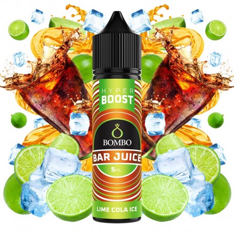 LIME COLA ICE 5ML/60 (LONGFILL) - BOMBO BAR JUICE HYPER BOOST