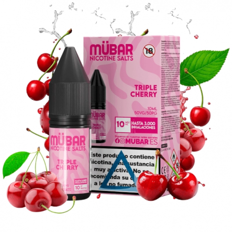 MUBAR SALTS 10MG TRIPLE CHERRY 10ML