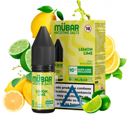 MUBAR SALTS 10MG LEMON LIME 10ML