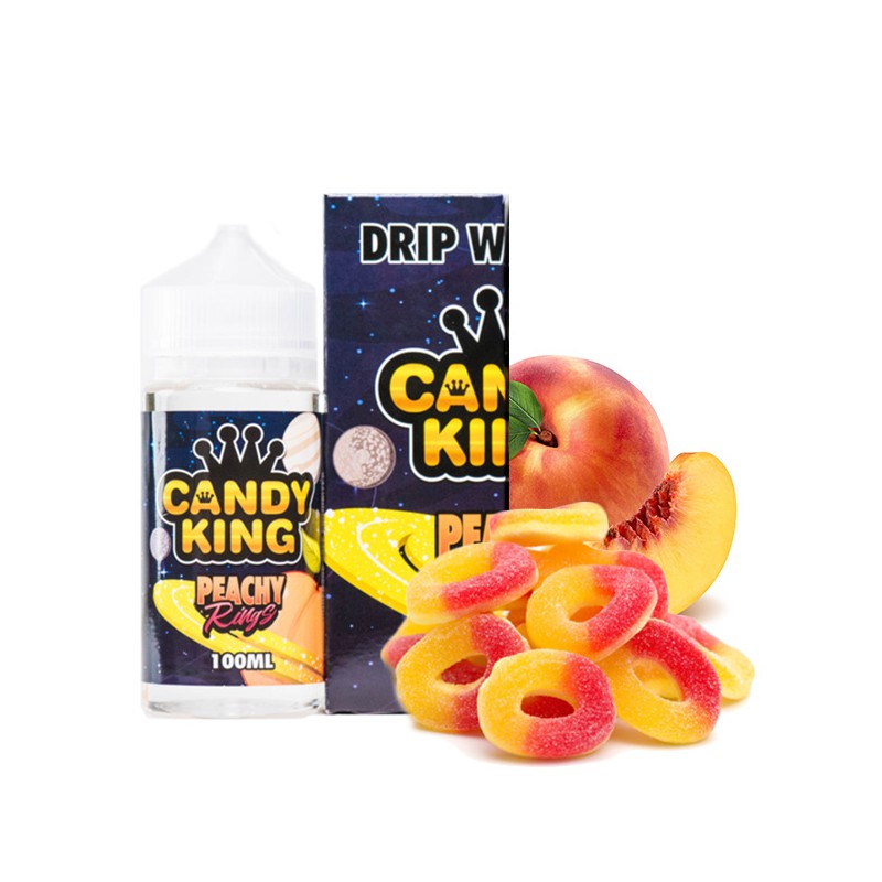 PEACHY RINGS 100ML CANDY KING
