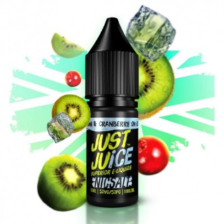 KIWI & CRANBERRY ON ICE 20MG 10ML - JUST JUICE NIC SALT