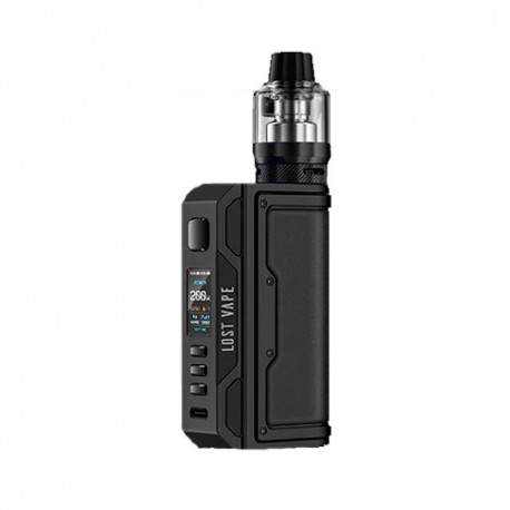 THELEMA QUEST 200W BLACK CALF LEATHER - LOST VAPE