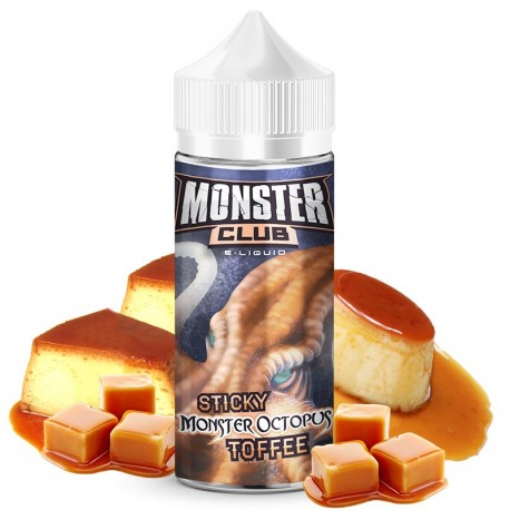 STICKY MONSTER OCTOPUS TOFFEE 100ML - MONSTER CLUB
