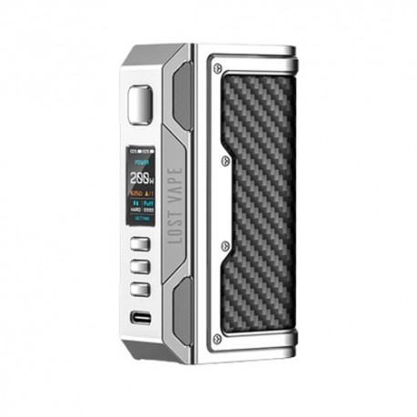 THELEMA QUEST 200W MOD SS CARBON FIBER - LOST VAPE