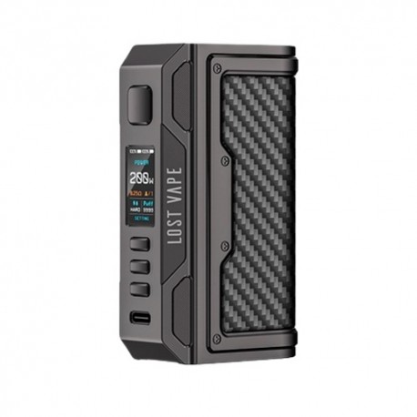 THELEMA QUEST 200W MOD GUNMETAL CARBON FIBER - LOST VAPE