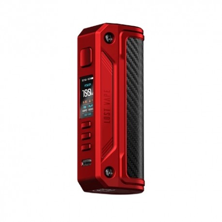 THELEMA 100W MOD MATTE RED CARBON FIBER - LOST VAPE