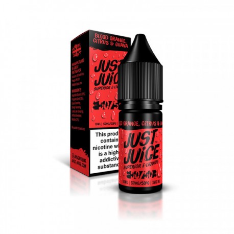 BLOOD ORANGE, CITRUS & GUAVA 10ML 0MG - JUST JUICE