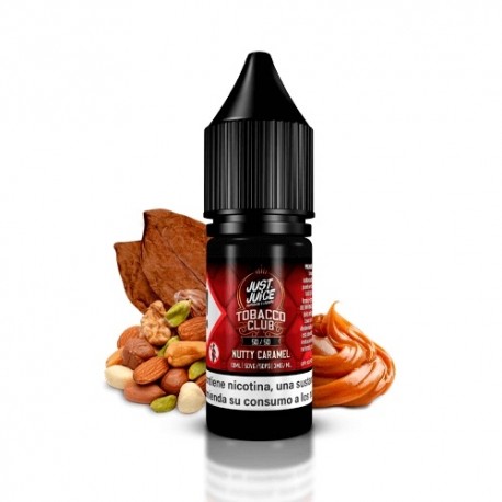NUTTY CARAMEL 10ML 6MG - JUST JUICE TOBACCO CLUB SALTS